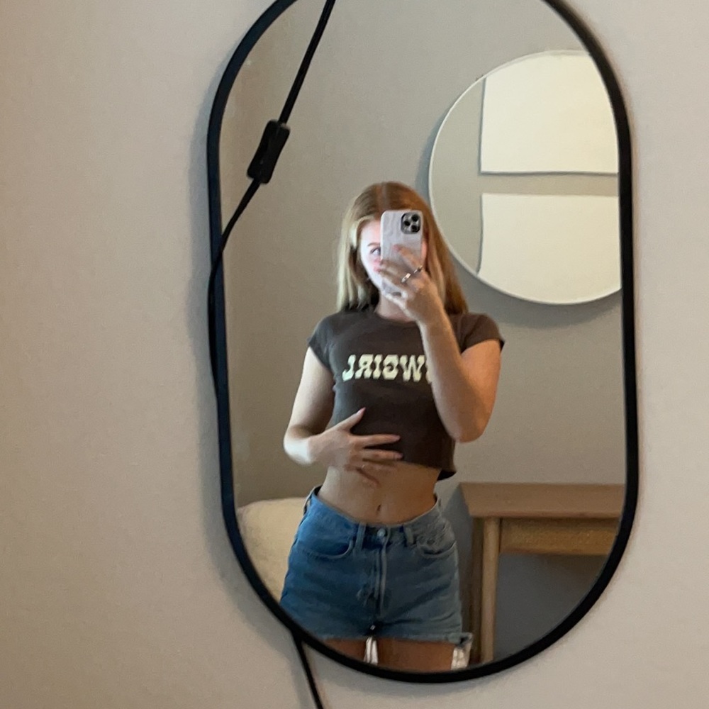 Brandy Melville cowgirl baby tee